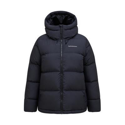 Daunenjacke PEAK PERFORMANCE "W Rivel Down Puffer Jacket", Damen, Gr. S, schwarz, Material Füllung: 80% Daunen / 20% Federn. Material Innen: 100% Polyester. Material Kragen: 100% Polyester. Material Oberstoff: 100% Polyester. Material Verzierung:...