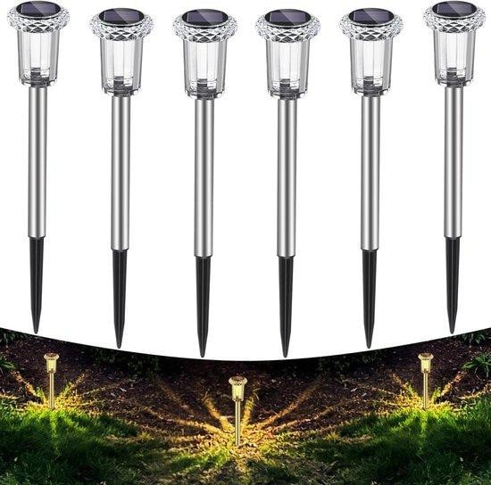 Auting Solar LED Grondspots voor Tuin, Terras en Balkon