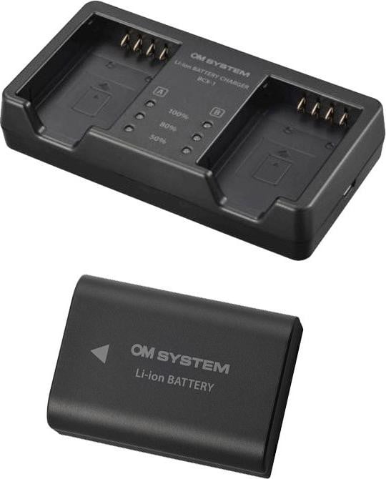 OM SYSTEM oplader set met SBCX-1 accu