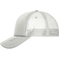 Myrtle Beach Unisex 5-Panel Retro Mesh Kappe Netz Cap MB6550 light grey/light grey one size