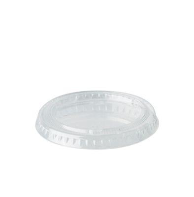 Deckel Papstar pure, für Portionsbecher, ø 60 mm, 50 Stk., PLA-Fasern, transparent