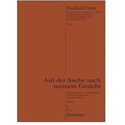 Auf der Suche nach meinem Gesicht für Sopran, Bariton und Kammerensemble Partitur, Fachbücher von Friedrich Cerha