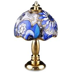 Reutter, Miniaturen, 001.641/5 - Antike Lampe "Blue Dream", Miniatur