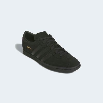 Sneaker ADIDAS ORIGINALS "STADT", Herren, Gr. 41, schwarz (core schwarz, core schwarz, carbon), Leder, Synthetik, Schuhe Sneaker
