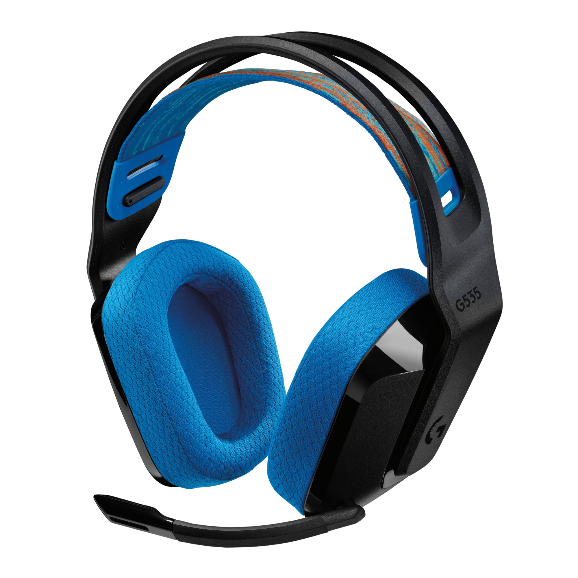 Logitech Gaming Logitech G535 LIGHTSPEED Schwarz/Blau kabelloses Gaming-Headset 939-002219