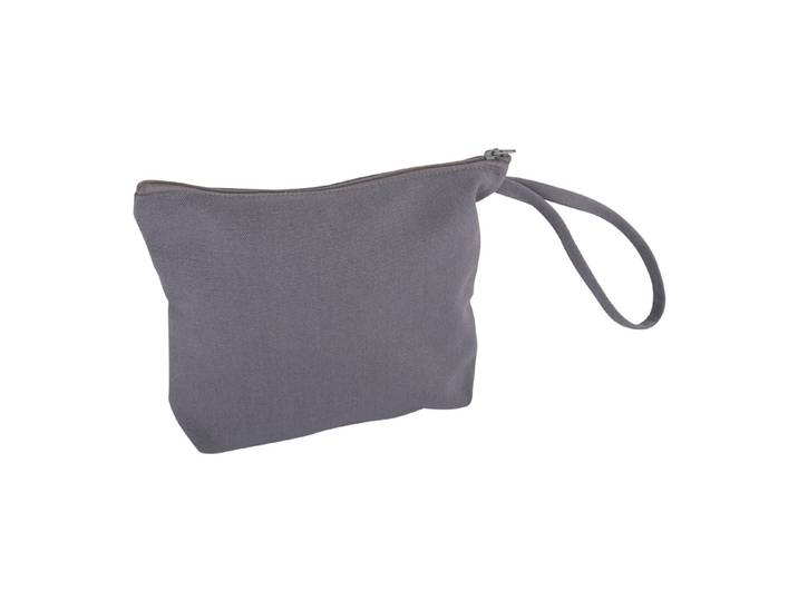Rayher Kosmetiktasche mit Reissverschluss Grau 22 × 17 cm