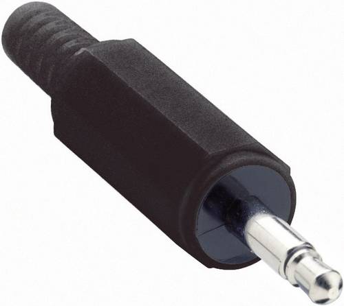Lumberg 153206 Klinken-Steckverbinder 3.5mm Stecker, gerade Polzahl: 2 Mono Schwarz