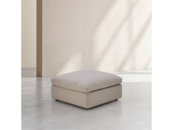 HABITAT - Repose-pieds en tissu - Taupe - Lavinio