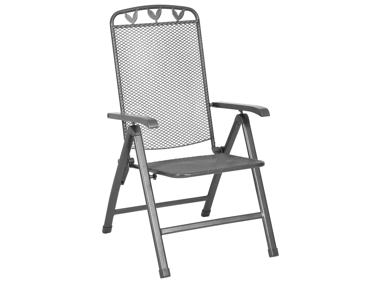 TESTRUT Streckmetall Klappsessel Toulouse Farbe eisengrau 09224123