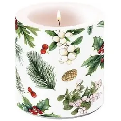 Ambiente, Kerzen, Kerze Small "Winter" H 9cm x D 7,5cm
