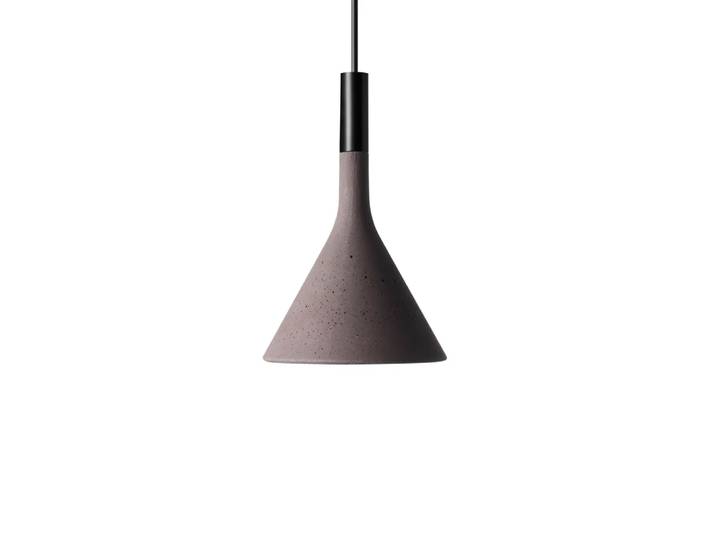 Foscarini Aplomb mini Pendelleuchte braun, marrone Beton