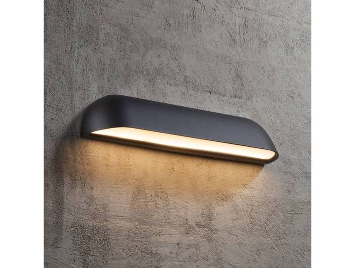 Nordlux LED Aussenwandleuchte Front 36, schwarz, Metall, Modern, LED Wandleuchte außen
