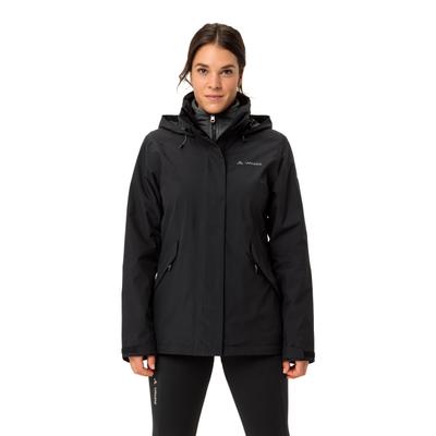 3-in-1-Funktionsjacke VAUDE "WOMEN'S ROSEMOOR 3IN1 JACKET II", Damen, Gr. 36, schwarz, Obermaterial: 100% Polyester. Futter: 100% Polyester, normal, Jacken, wasserdicht, winddicht, atmungsaktiv