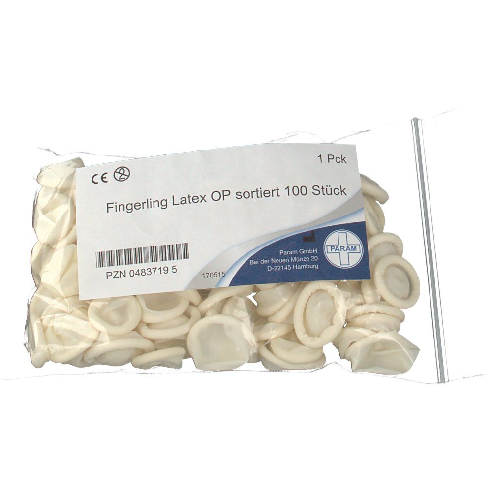 Fingerling Latex OP sortiert 100 St