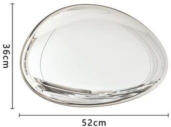 Uplift Essentials Aerodynamic Narrative Sculpture High Definition Chrome Architectural Wall Panel xl