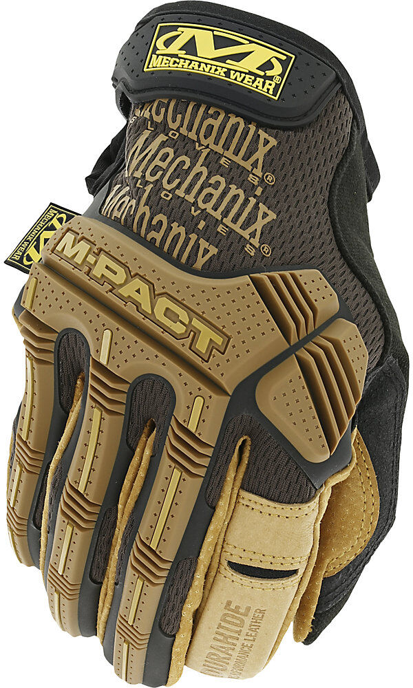 Arbeitshandschuhe Leather M-Pact, 1 Paar, braun, Größe M, ab 6 Paar Mechanix Wear