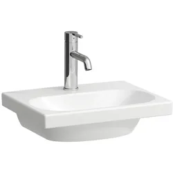 LAUFEN LUA Handwaschbecken, 1 Hahnloch, ohne Überlauf, 450x350mm, H8150810001561, Farbe: Weiß