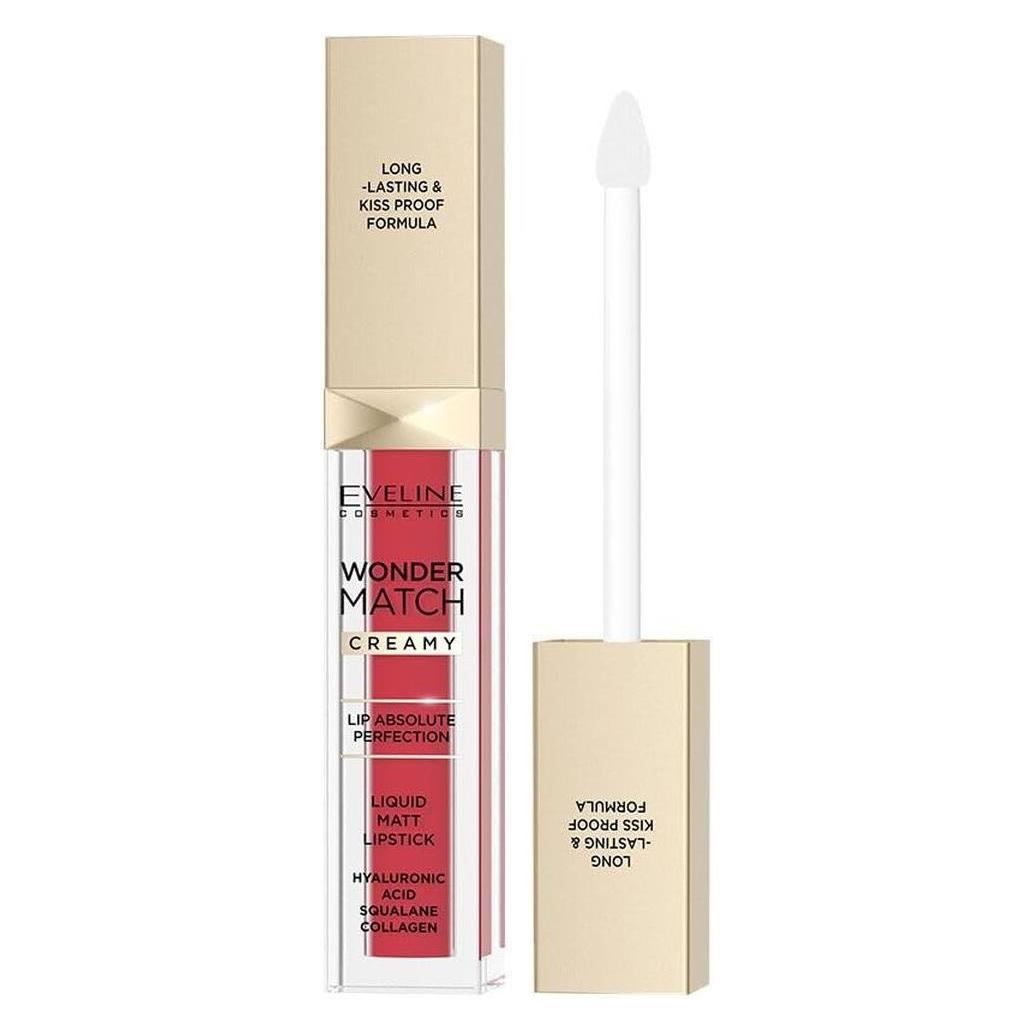 Eveline Wonder Match Matte Liquid Lipstick 06 6.8Ml (Classic Red) (44834490)