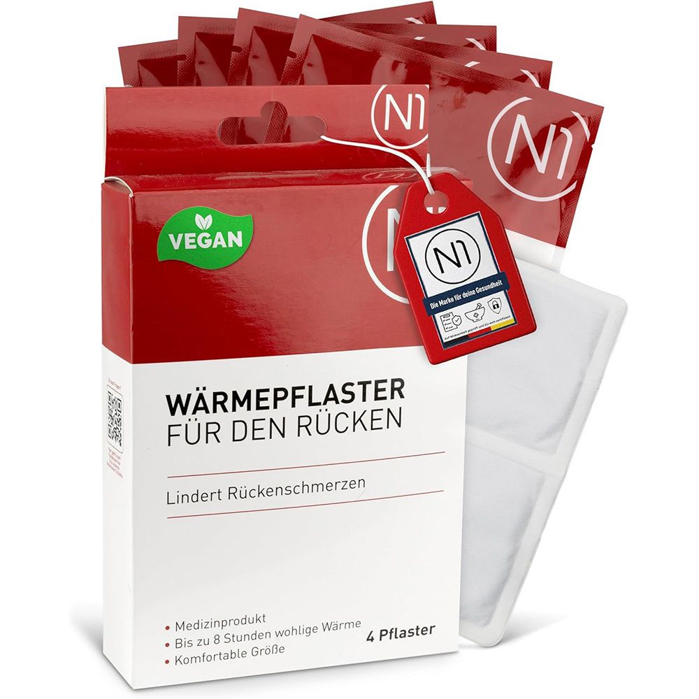 N1 Wärmepflaster für den Rücken 4 St Pflaster