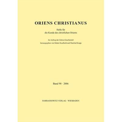 Oriens Christianus 90 (2006), Taschenbuch von , Harrassowitz, 978-3-447-09491-7