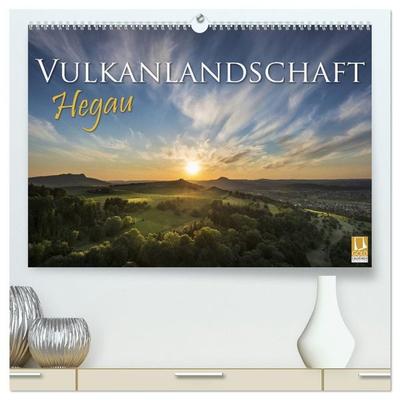 Vulkanlandschaft Hegau 2027 (hochwertiger Premium Wandkalender 2027 DIN A2 quer), Kunstdruck in Hochglanz