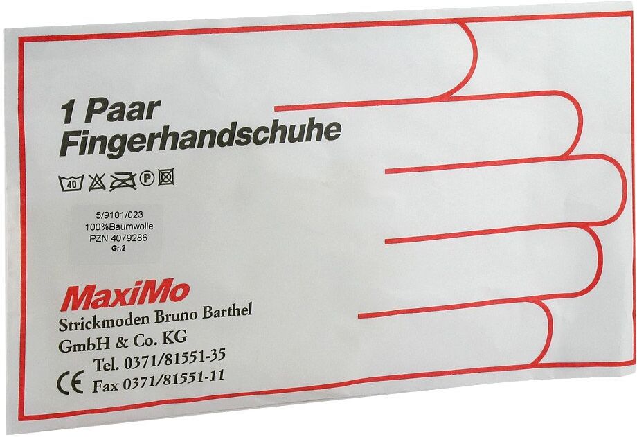 Handschuhe Baumwolle Größe 2 Kinder