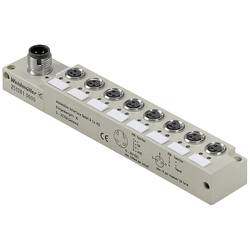 Weidmüller SAI-8-S-3P-M8L-M12-LOG 2512810000 Sensor/Aktorbox passiv M12-Verteiler mit Kunststoffgewinde 1 St.