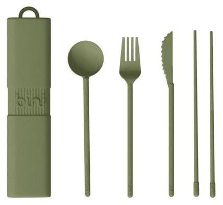 BINI Nomade bestekset, groen