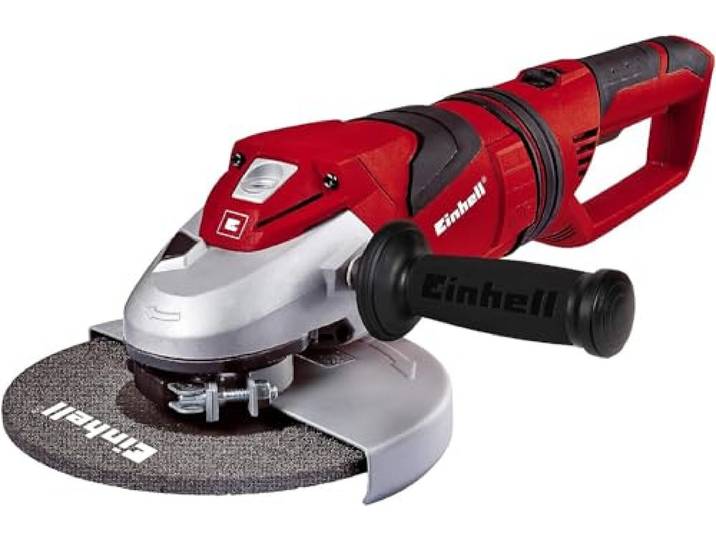 Einhell Meuleuse d’angle TE-AG 230 2350 W Ø 230 mm profondeur 62 mm démarrage progressif poignée rotative anti-vibrations sans disque