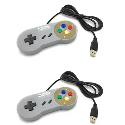 2x USB 2.0 Controller im SNES Design grau