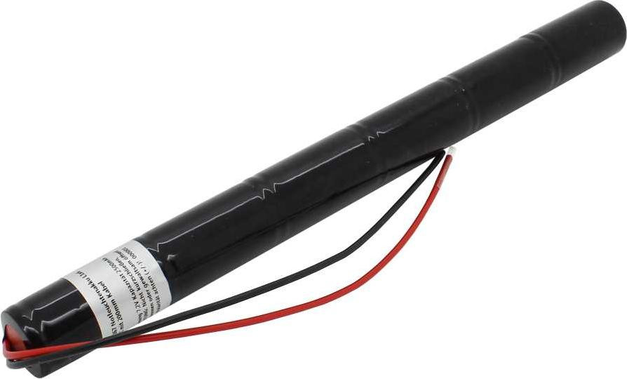 AccuCell Notlichtaccu NiMH 7,2V 2500mAh type L1x6 Sub-C met 200mm kabel