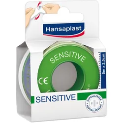 Hansaplast Fixierpflaster Sensitive 5mx2.5cm 1 ST