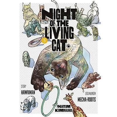 Night of the Living Cat 05 - Phantom Kommiaundo, Taschenbuch von Hawkman,Mecha-Roots, Panini, 978-3-7416-4072-8