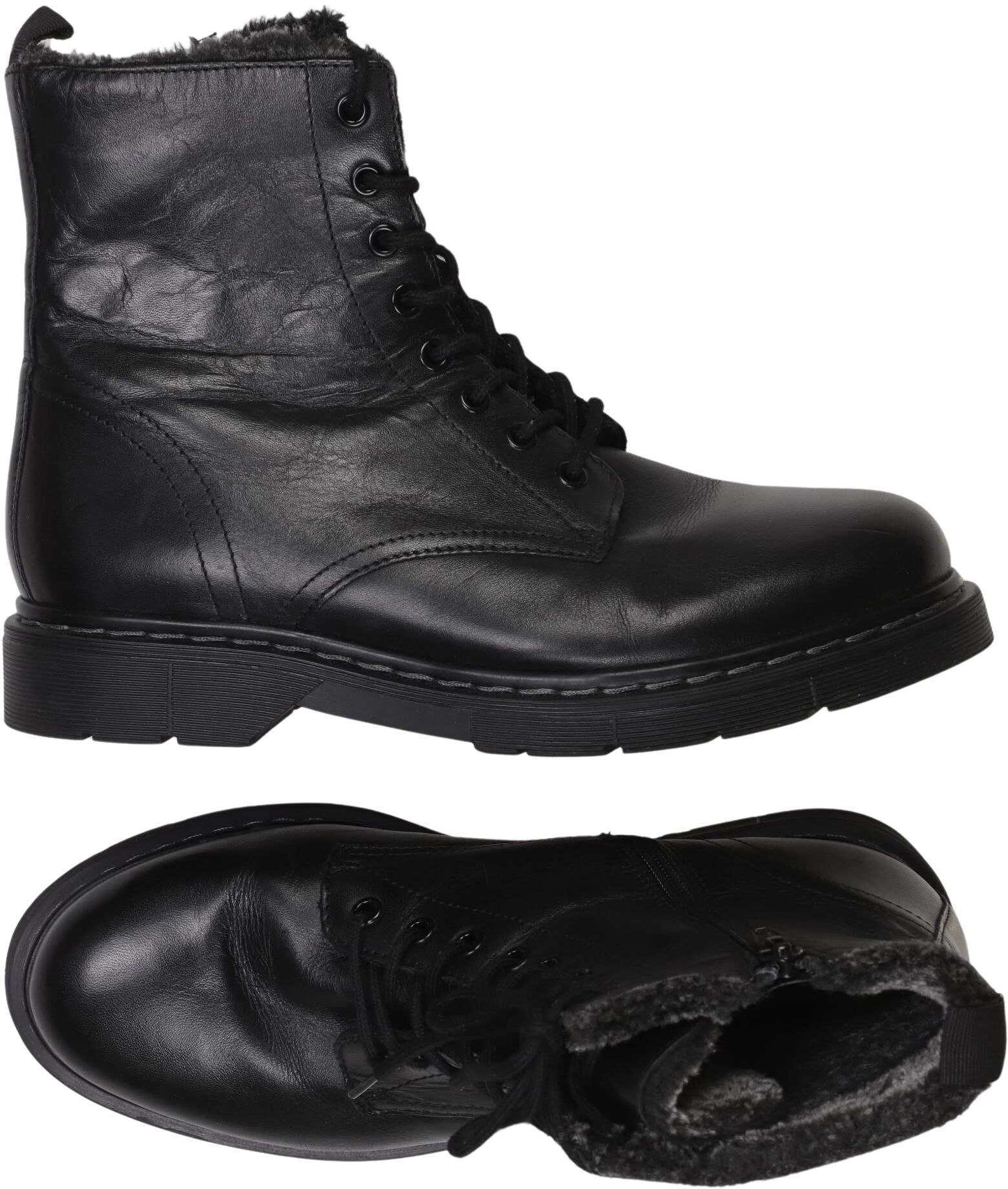 5th Avenue Damen Stiefelette, Schwarz, Gr. EU 40, Leder - Second Hand