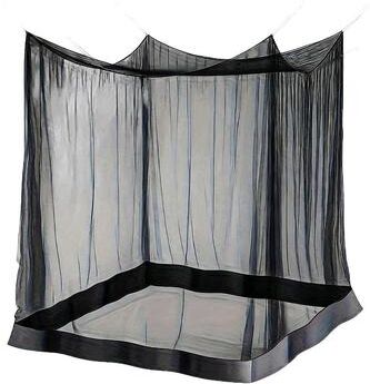 The Handy Homestead Portable Square Mosquito Net For Bed And Camping black