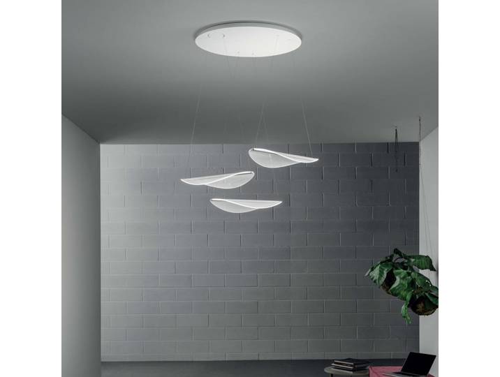 Suspension LED Diphy, à 3 lampes, DALI-Push, Stilnovo - Salon / séjour - Design - Métal - Multi-ampoules