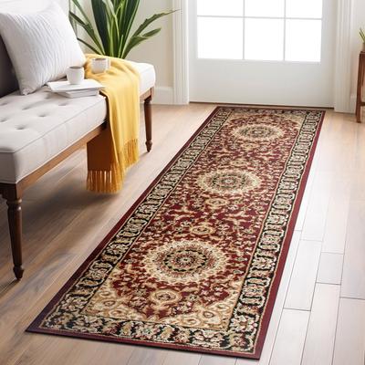 World Rug Gallery Traditional Oriental Medallion Area Rug