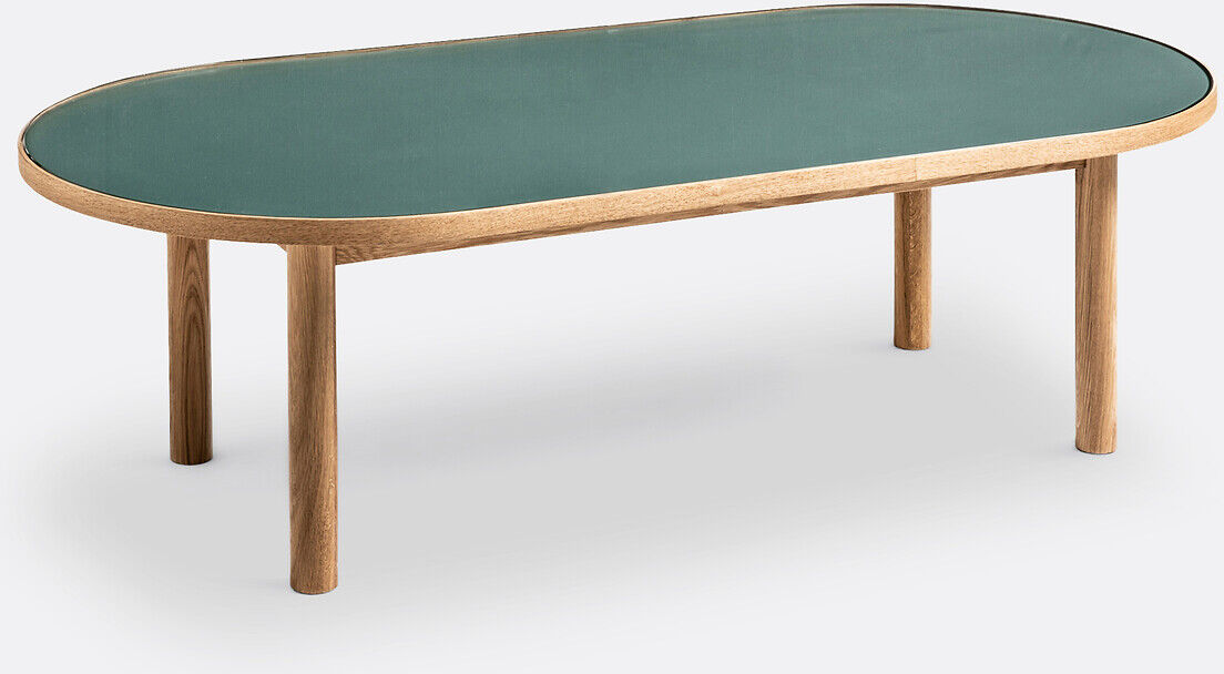 LA REDOUTE INTERIEURS Table basse chêne, plaqué et verre, Evergreen