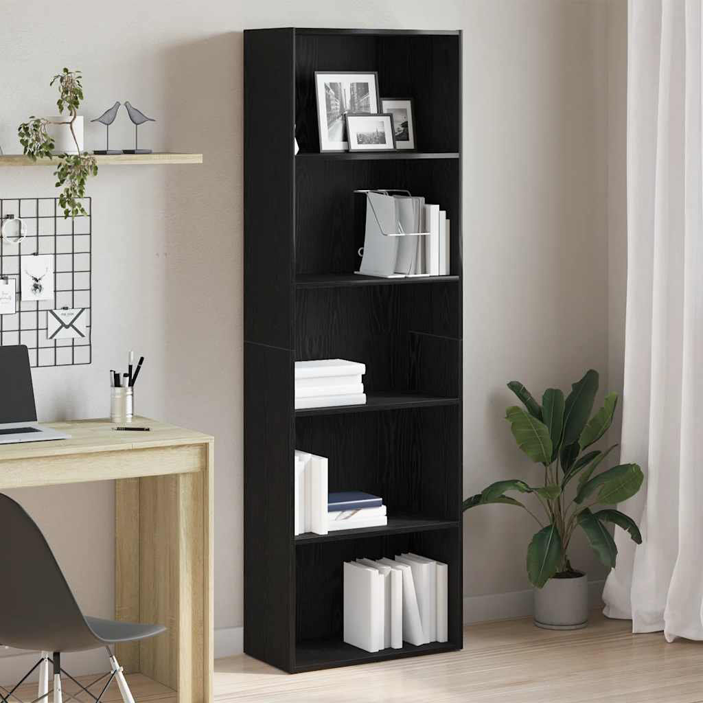 17 Stories Jacinda Bookcase Black 76 cm/60 cm