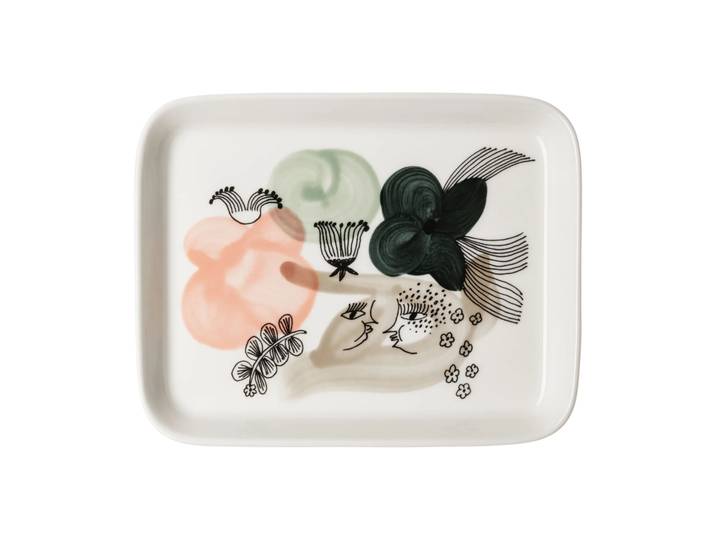 Arabia Assiette Kukkamaa 15x19 cm Vert