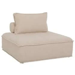 KARE DESIGN Sofa 1-Sitzer Portofino Stoff Beige Creme