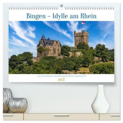 Bingen - Idylle am Rhein (hochwertiger Premium Wandkalender 2027 DIN A2 quer), Kunstdruck in Hochglanz