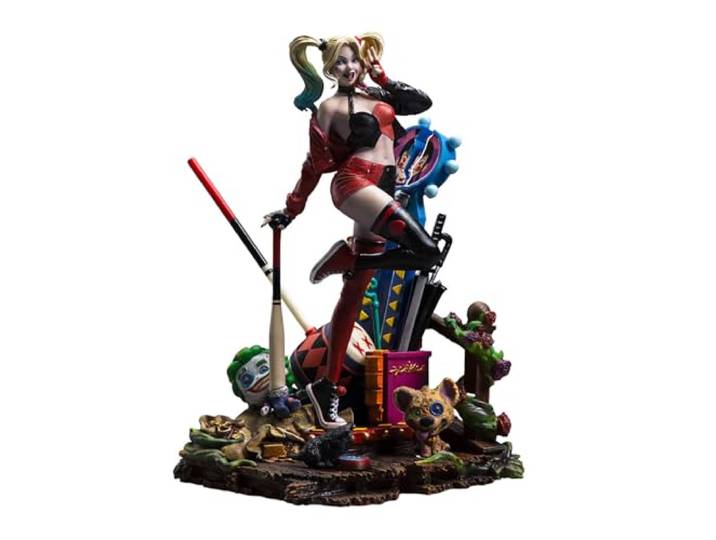 Iron Studios DC Comics Harley Quinn (Gotham City Sirens) Deluxe Art Statue im Maßstab 1:10