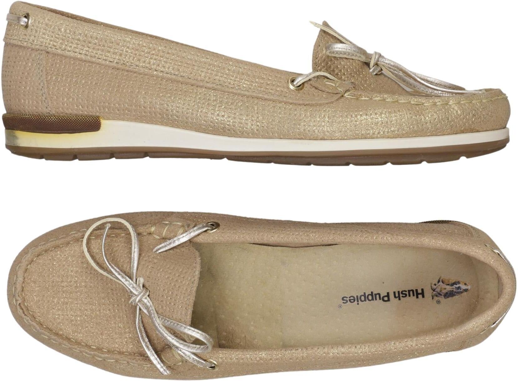 Hush Puppies Damen Halbschuh, Beige, Gr. EU 40, kein / Etikett - Second Hand