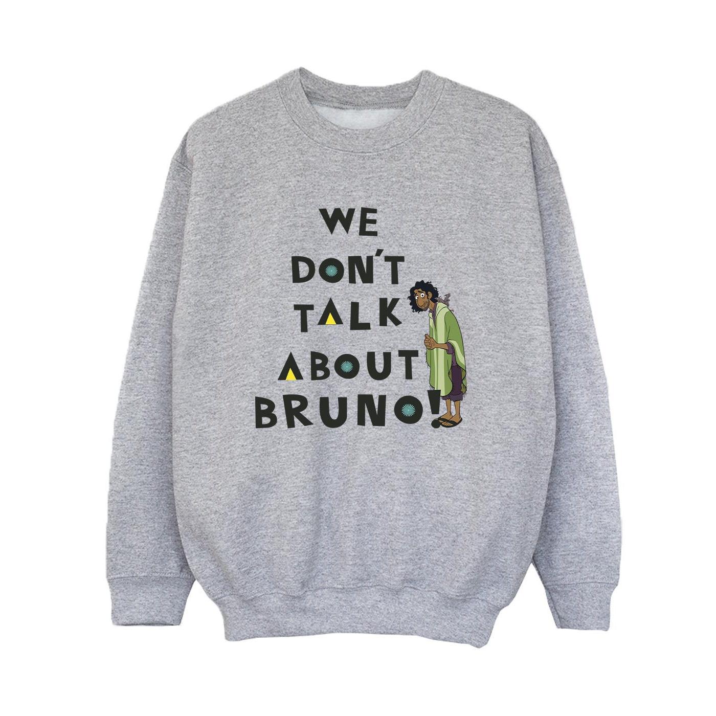 Disney Jongens Encanto We Dont Talk About Bruno Jongens Sweatshirt (Sportgrijs)