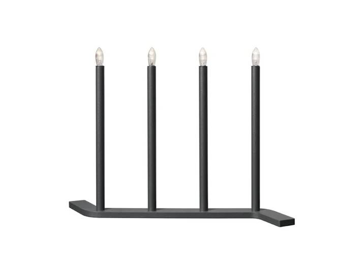 SMD Design Advent RE Adventskerzenhalter Grau-4 Kerzen