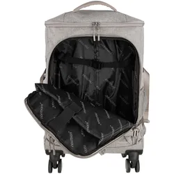 Normani Reisetrolley mit Rucksackfunktion und kleinem Rucksack 8 Liter - 9884, Koffer, Beige