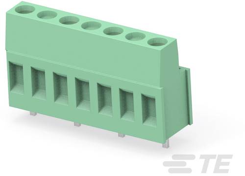 TE Connectivity 282858-5 Verbindungsklemme flexibel: 0.05-3mm² starr: 0.05-3mm² Polzahl: 5 Grün Carton