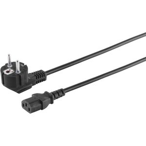 S-Conn Netzkabel 60007-15, 15 m, Schutzkontakt-Stecker / Kaltgeräte-Buchse, schwarz