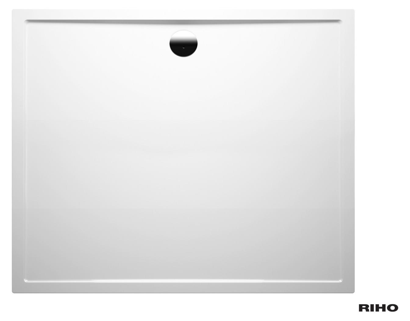 RIHO Sion Rechteck-Duschwanne, Ablauf 90mm, ohne Füße und Schürze, weiß glänzend, D003009005